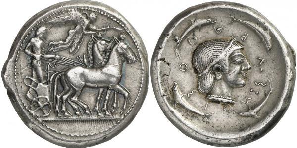 1 Тетрадрахма Древняя Греция (1100BC-330) Серебро 