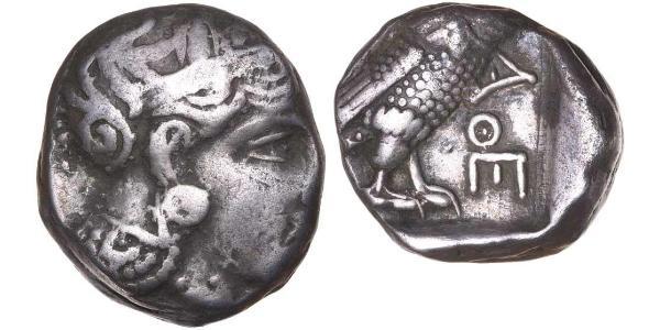 1 Тетрадрахма Древняя Греция (1100BC-330) Серебро 