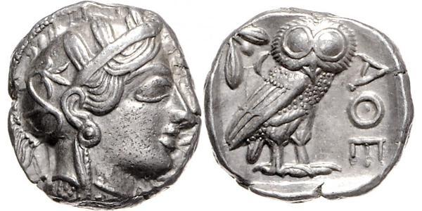 1 Тетрадрахма Древняя Греция (1100BC-330) Серебро 
