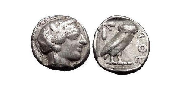 1 Тетрадрахма Древняя Греция (1100BC-330) Серебро 