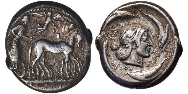 1 Тетрадрахма Древняя Греция (1100BC-330) Серебро 
