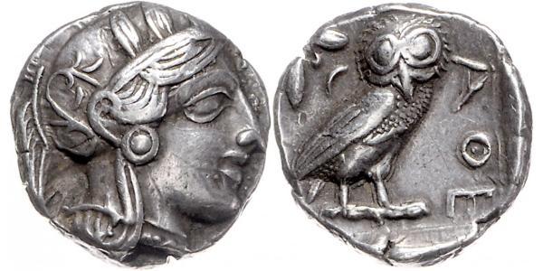 1 Тетрадрахма Древняя Греция (1100BC-330) Серебро 