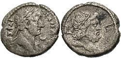 1 Тетрадрахма Римская империя (27BC-395) Серебро Адриан (76 - 138) 