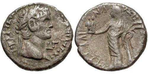 1 Тетрадрахма Римская империя (27BC-395) Серебро Клавдий I (10BC-54)