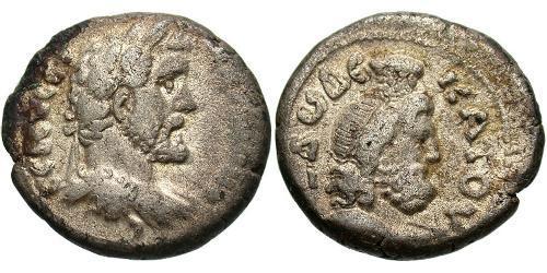 1 Тетрадрахма Римская империя (27BC-395) Серебро Антонин Пий  (86-161)