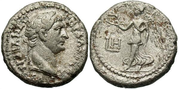 1 Тетрадрахма Римская империя (27BC-395) Серебро Траян (53-117)