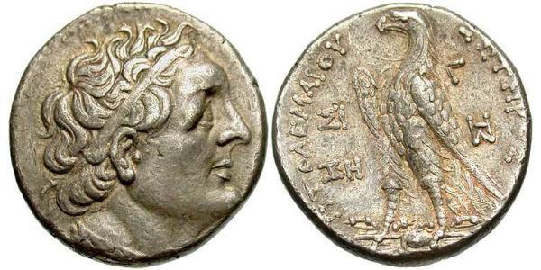 1 Тетрадрахма Эллинистиический Египет (332BC-30BC) Серебро Птолемей III Эвергет (282BC-222BC)