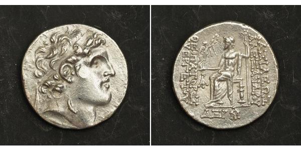 1 Тетрадрахма Держава Селевкідів (312BC-63 BC) Срібло Alexander I Balas (150-145 BC)