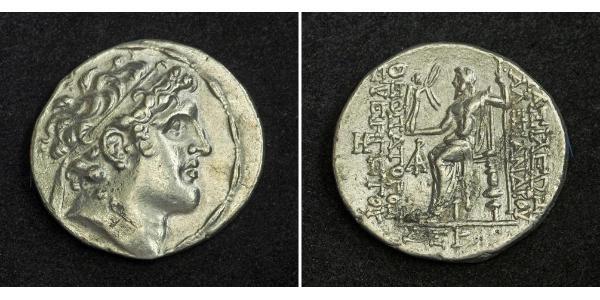 1 Тетрадрахма Держава Селевкідів (312BC-63 BC) Срібло Alexander I Balas (150-145 BC)