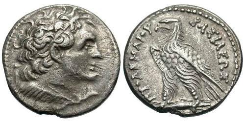 1 Тетрадрахма Елліністичний Єгипет (332BC-30BC) Срібло Птолемей V Эпифан (210-181BC)