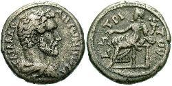 1 Тетрадрахма Римська імперія (27BC-395) Срібло Антоній Пій  (86-161)