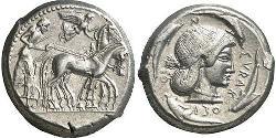 1 Тетрадрахма Стародавня Греція (1100BC-330) Срібло 