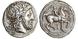 1 Тетрадрахма Стародавня Греція (1100BC-330) Срібло Philip II of Macedon (382 BC - 336 BC)