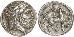 1 Тетрадрахма Стародавня Греція (1100BC-330) Срібло Philip II of Macedon (382 BC - 336 BC)