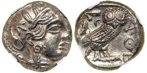 1 Тетрадрахма Стародавня Греція (1100BC-330) Срібло 