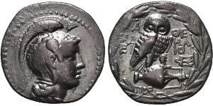 1 Тетрадрахма Стародавня Греція (1100BC-330) Срібло 