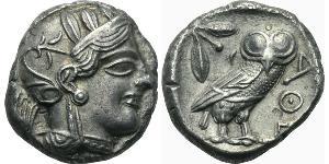 1 Тетрадрахма Стародавня Греція (1100BC-330) Срібло 