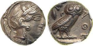 1 Тетрадрахма Стародавня Греція (1100BC-330) Срібло 