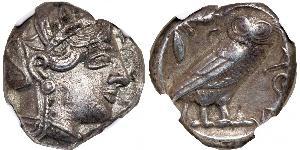 1 Тетрадрахма Стародавня Греція (1100BC-330) Срібло 