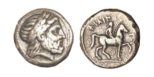 1 Тетрадрахма Стародавня Греція (1100BC-330) Срібло Philip II of Macedon (382 BC - 336 BC)