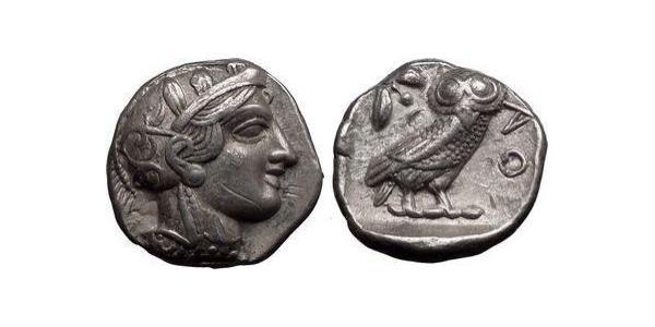 1 Тетрадрахма Стародавня Греція (1100BC-330) Срібло 
