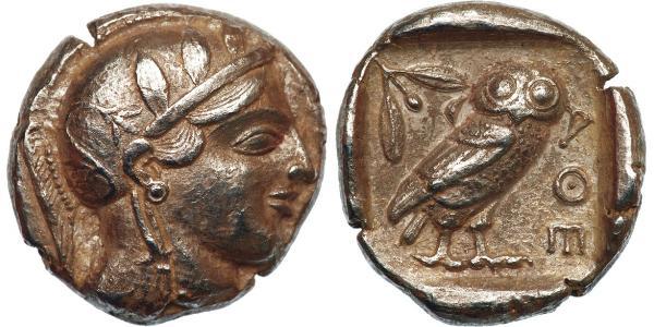 1 Тетрадрахма Стародавня Греція (1100BC-330) Срібло 