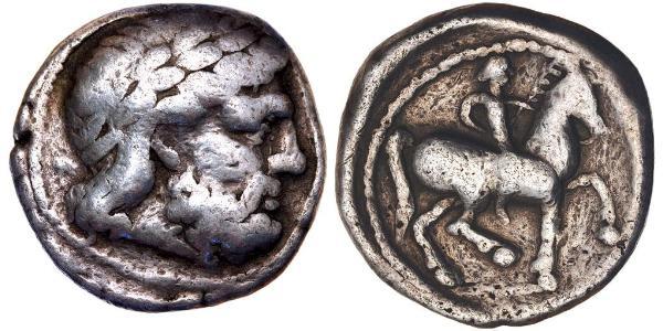 1 Тетрадрахма Стародавня Греція (1100BC-330) Срібло Philip II of Macedon (382 BC - 336 BC)