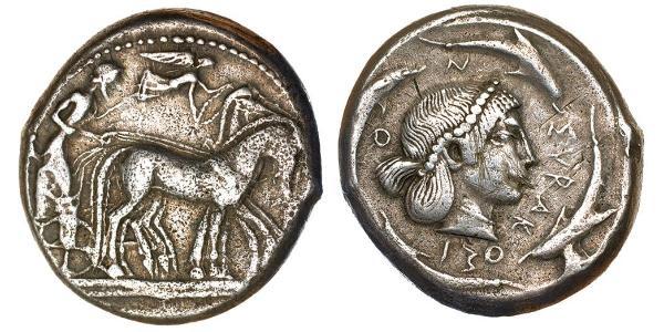 1 Тетрадрахма Стародавня Греція (1100BC-330) Срібло 