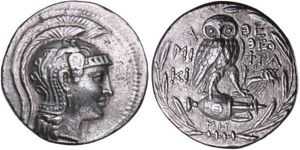 1 Тетрадрахма Стародавня Греція (1100BC-330) Срібло 