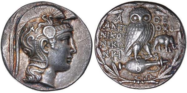 1 Тетрадрахма Стародавня Греція (1100BC-330) Срібло 