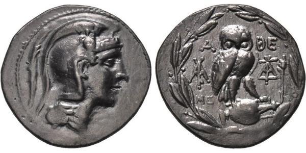1 Тетрадрахма Стародавня Греція (1100BC-330) Срібло 