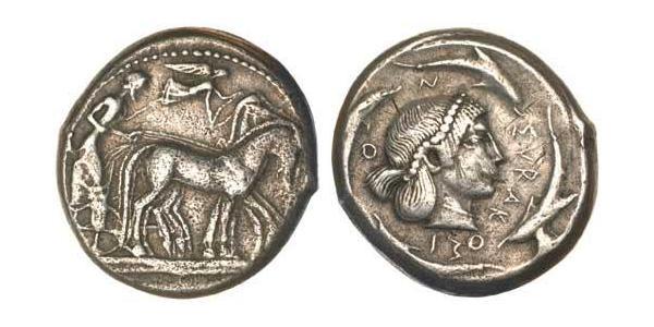 1 Тетрадрахма Стародавня Греція (1100BC-330) Срібло 