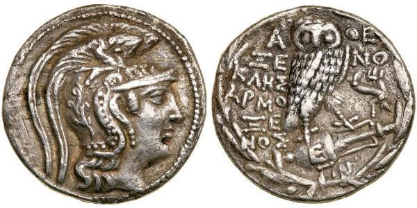 1 Тетрадрахма Стародавня Греція (1100BC-330) Срібло 