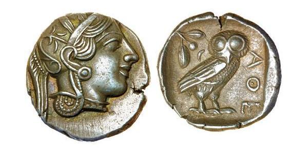 1 Тетрадрахма Стародавня Греція (1100BC-330) Срібло 