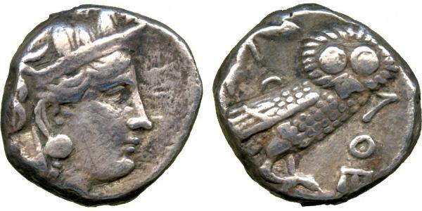 1 Тетрадрахма Стародавня Греція (1100BC-330) Срібло 