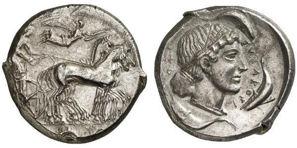 1 Тетрадрахма Стародавня Греція (1100BC-330) Срібло 