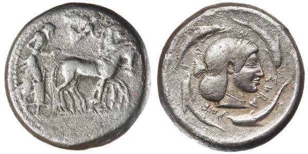 1 Тетрадрахма Стародавня Греція (1100BC-330) Срібло 