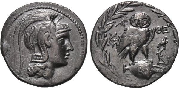 1 Тетрадрахма Стародавня Греція (1100BC-330) Срібло 
