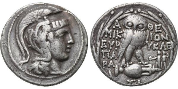 1 Тетрадрахма Стародавня Греція (1100BC-330) Срібло 