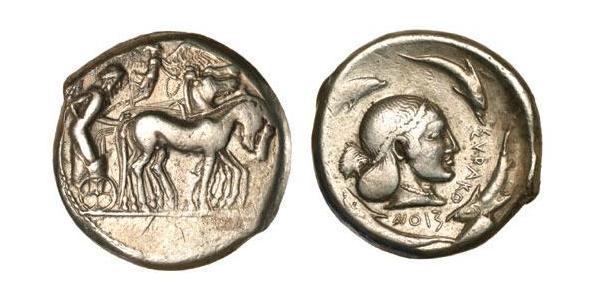 1 Тетрадрахма Стародавня Греція (1100BC-330) Срібло 