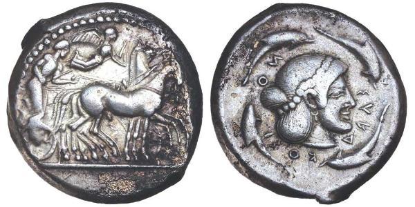 1 Тетрадрахма Стародавня Греція (1100BC-330) Срібло 