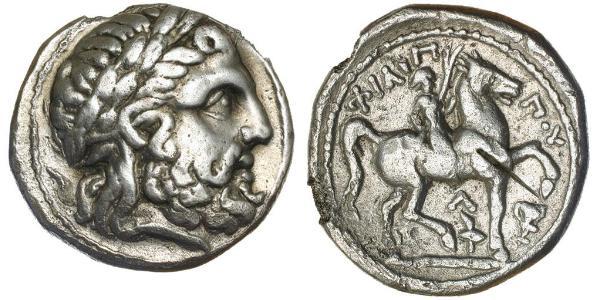 1 Тетрадрахма Стародавня Греція (1100BC-330) Срібло Philip II of Macedon (382 BC - 336 BC)