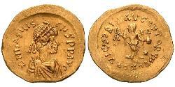 1 Треміссис Візантійська імперія (330-1453) Золото Basiliscus (?-476)
