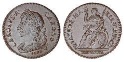 1 Фартінг Королівство Англія (927-1649,1660-1707) Мідь Карл II (1630-1685)