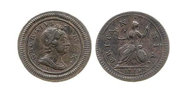 1 Фартінг Королівство Великобританія (1707-1801) Мідь Георг I (1660-1727)