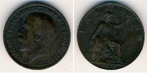 1 Фартінг Сполучене королівство Великобританії та Ірландії (1801-1922) Мідь Георг V (1865-1936)