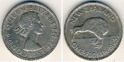 1 Флорин Новая Зеландия Никель/Медь Елизавета II (1926-2022)