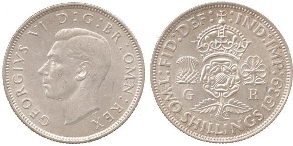 1 Флорин Великобритания  Серебро Георг VI (1895-1952)
