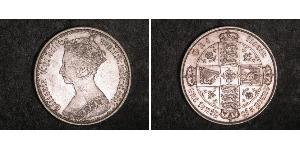 1 Флорін Сполучене королівство Великобританії та Ірландії (1801-1922) Срібло Вікторія (1819 - 1901)