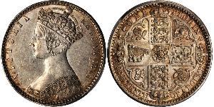 1 Флорін Сполучене королівство Великобританії та Ірландії (1801-1922) Срібло Вікторія (1819 - 1901)